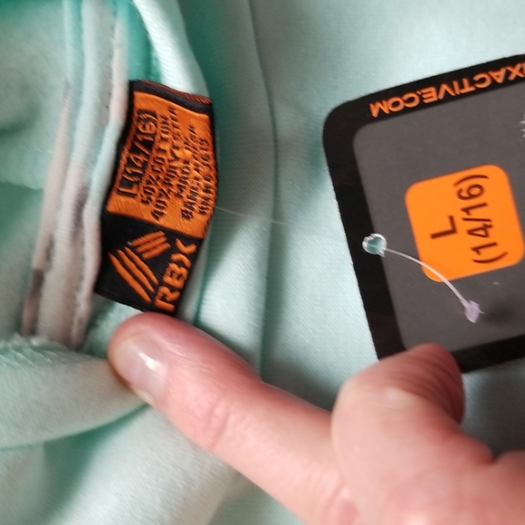 NWT RBX cropped soft hoodie size 14/16 - Picture 4 of 7